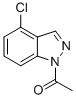 结构式 CAS# 145439-15-2, 1-(4-氯-1H-吲唑-1-基)-乙酮