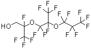 结构式 CAS# 14548-74-4, 2,3,3,3-四氟-2-[1,1,2,3,3,3-六氟-2-(1,1,2,2,3,3,3-七氟丙氧基)丙氧基]-1-丙醇