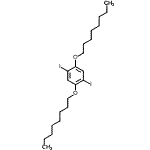 CAS#: 145483-68-7， 1,4-Diiodo-2,5-Bis(Octyloxy)Benzene