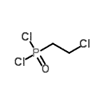 结构式 CAS# 1455-05-6, (2-氯乙基)膦二酰氯