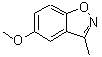 结构式 CAS# 145508-90-3, 5-甲氧基-3-甲基-1,2-苯并恶唑