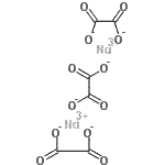 结构式 CAS# 14551-74-7, 草酸钕盐