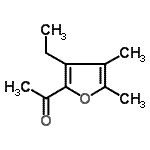 CAS#: 145663-32-7， 1-(3-Ethyl-4,5-Dimethyl-2-Furyl)Ethanone