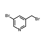 CAS#: 145743-85-7， 3-Bromo-5-(Bromomethyl)Pyridine