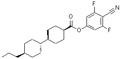 CAS#: 145804-13-3， 4-Cyano-3,5-Difluorophenyl (1R,1'S,4R,4'S)-4'-Propyl-1,1'-Bi(Cyclohexyl)-4-Carboxylate