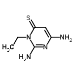 CAS#: 145864-34-2， 2,6-Diamino-3-Ethyl-4(3H)-Pyrimidinethione