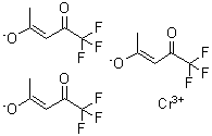 结构式 CAS# 14592-89-3, (E)-5,5,5-三氟-4-氧代-戊-2-烯-2-醇铬