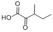structure of CAS# 1460-34-0, 3-Methyl-2-Oxo-Pentanoic Acid;Sodium 3-Methyl-2-Oxo-Pentanoate;Sodium 2-Keto-3-Methyl-Valerate
