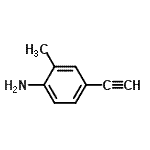 CAS#: 146141-31-3， 4-Ethynyl-2-Methylaniline