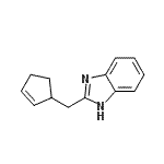 CAS#: 146350-93-8， 2-(2-Cyclopenten-1-Ylmethyl)-1H-Benzimidazole