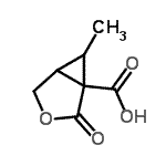 CAS#: 146400-14-8， 6-Methyl-2-Oxo-3-Oxabicyclo[3.1.0]Hexane-1-Carboxylic Acid
