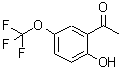 structure of CAS# 146575-64-6, 1-[2-Hydroxy-5-(Trifluoromethoxy)Phenyl]Ethanone;1-acetyl-2-hydroxy-5-(trifluoromethoxy)benzene;2-Hydroxy-5-(trifluoromethoxy)acetophenone;MFCD01091002
