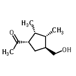 CAS#: 146606-73-7， 1-[(1S,2R,3S,4S)-4-(Hydroxymethyl)-2,3-Dimethylcyclopentyl]Ethanone