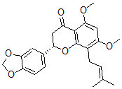 CAS#: 146713-94-2， (2S)-2-(1,3-Benzodioxol-5-Yl)-5,7-Dimethoxy-8-(3-Methylbut-2-Enyl)Chroman-4-One