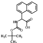 CAS#: 14675-99-1， ({[(2-Methyl-2-Propanyl)Oxy]Carbonyl}Amino)(1-Naphthyl)Acetic Acid