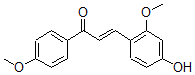 CAS 登录号：146763-58-8， (E)-3-(4-羟基-2-甲氧基苯基)-1-(4-甲氧基苯基)丙-2-烯-1-酮