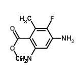 CAS#: 146948-50-7， Methyl 4,6-Diamino-3-Fluoro-2-Methylbenzoate
