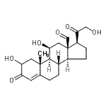 CAS#: 147199-27-7， (11beta)-2,11,21-Trihydroxy-3,20-Dioxopregn-4-En-18-Al