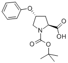 structure of CAS# 147267-15-0, (2S,4R)-4-Phenoxy-1,2-Pyrrolidinedicarboxylic Acid 1-(1,1-Dimethylethyl) Ester