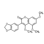 CAS#: 14736-62-0， 3-(1,3-Benzodioxol-5-Yl)-4,5,7-Trimethoxy-2H-Chromen-2-One