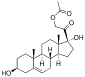 CAS#: 1474-10-8， 3-beta,17-alpha,21-Trihydroxypregn-5-En-20-One 21-Acetate