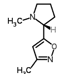 CAS#: 147402-73-1， 3-Methyl-5-[(2R)-1-Methyl-2-Pyrrolidinyl]-1,2-Oxazole