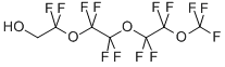 structure of CAS# 147492-57-7, 2,2-Difluoro-2-[1,1,2,2-Tetrafluoro-2-[1,1,2,2-Tetrafluoro-2-(Trifluoromethoxy)Ethoxy]Ethoxy]-Ethanol;FLUORINATED TRIETHYLENE GLYCOL MONOMETHYL ETHER;1H,1H-PERFLUORO-3,6,9-TRIOXADECAN-1-OL;1H,1H-PERFLUORO-3,6,9-TRIOXDECAN-1-OL