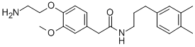 CAS#: 147497-64-1， 2-[4-(2-Aminoethoxy)-3-Methoxyphenyl]-N-[3-(3,4-Dimethylphenyl)Propyl]Acetamide