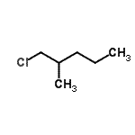 structure of CAS# 14753-05-0, 1-Chloro-2-Methylpentane