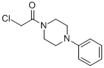 结构式 CAS# 14761-39-8, 2-氯-1-(4-苯基哌嗪基)乙烷-1-酮