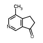 CAS#: 147646-28-4， 4-Methyl-5,6-Dihydro-7H-Cyclopenta[c]Pyridin-7-One