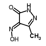 CAS#: 147738-85-0， (4E)-4-(Hydroxyimino)-5-Methyl-2,4-Dihydro-3H-Pyrazol-3-One