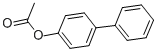 structure of CAS# 148-86-7, [1,1'-Biphenyl]-4-Ol 4-Acetate;Acetic Acid (4-Phenylphenyl) Ester;(4-Phenylphenyl) Ethanoate;Zinc00225422