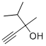 结构式 CAS# 1482-15-1, 3,4-二甲基-1-戊炔-3-醇