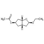CAS#: 148217-20-3， (2R,3aS,5R,6aS)-2-Ethoxyhexahydro-2H-Cyclopenta[b]Furan-5-Yl Acetate