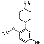 CAS#: 148546-78-5， 4-Methoxy-3-(4-Methyl-1-Piperazinyl)Aniline