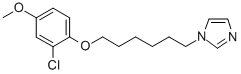 CAS#: 148749-35-3， 1-[6-(2-Chloro-4-Methoxyphenoxy)Hexyl]Imidazole Hydrochloride