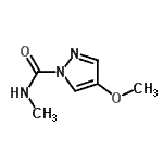 CAS#: 14883-91-1， 4-Methoxy-N-Methyl-1H-Pyrazole-1-Carboxamide