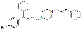 CAS#: 148832-05-7， 1-[2-[(4-Bromophenyl)-Phenylmethoxy]Ethyl]-4-[(E)-3-Phenylprop-2-Enyl]Piperazine