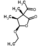CAS#: 148840-16-8， (3R,4S,5R)-3-Acetyl-5-Ethoxy-3,4-Dimethyldihydro-2(3H)-Furanone