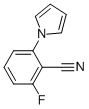 structure of CAS# 148901-51-3, 2-Fluoro-6-(1H-Pyrrol-1-Yl)-Benzonitrile;2-Fluoro-6-(1H-Pyrrol-1-Yl)Benzonitrile;N-(2-Cyano-3-Fluorophenyl)Pyrrole 97%;N-(2-Cyano-3-Fluorophenyl)Pyrrole97%