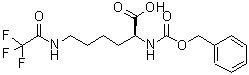 structure of CAS# 14905-30-7, N<Sup>2</Sup>-[(Benzyloxy)Carbonyl]-N<Sup>6</Sup>-(Trifluoroacetyl)-L-Lysine;MFCD00270524;N2-(Benzyloxycarbonyl)-N6-trifluoroacetyl-L-lysine;N2-(Benzyloxycarbonyl)-N6-trifluoroacetyl-L-lysine 95%