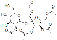 CAS#: 149057-51-2， [(2R,3S,4R,5R)-4-Acetyloxy-2-[(2R,3R,4S,5S,6R)-3-Acetyloxy-4,5-Dihydroxy-6-(Hydroxymethyl)Oxan-2-Yl]Oxy-2,5-Bis(Acetyloxymethyl)Oxolan-3-Yl] Acetate