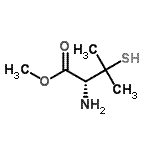 CAS 登录号：149207-23-8， 甲基3-硫基-L-缬氨酸酯