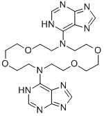 CAS#: 149246-42-4， 6-[16-(7H-Purin-6-Yl)-1,4,10,13-Tetraoxa-7,16-Diazacyclooctadec-7-Yl]-7H-Purine