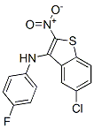 CAS#: 149338-26-1， 5-Chloro-N-(4-Fluorophenyl)-2-Nitro-1-Benzothiophen-3-Amine