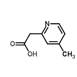 CAS#: 149605-62-9， (4-Methyl-2-Pyridinyl)Acetic Acid