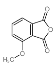 structure of CAS# 14963-96-3, 4-Methoxy-1,3-Isobenzofurandione;4-Methoxyisobenzofuran-1,3-Dione;4-Methoxyisobenzofuran-1,3-Quinone;Nsc156146