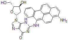 CAS#: 149635-27-8， 2-[(3-Aminobenzo[b]Pyren-6-Yl)Amino]-9-[(2R,4S,5R)-4-Hydroxy-5-(Hydroxymethyl)Oxolan-2-Yl]-3H-Purin-6-One