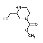 CAS#: 149648-98-6， Methyl 3-(Hydroxymethyl)-1-Piperazinecarboxylate